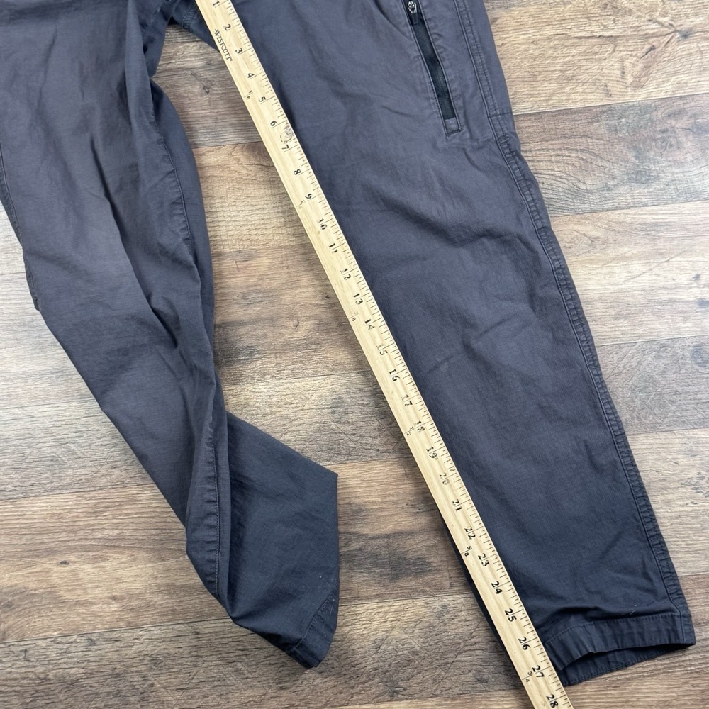 Vuori Ripstop Pants Womens Medium Rise And Shine Organic Cotton Gray Flaw - Picture 7 of 10